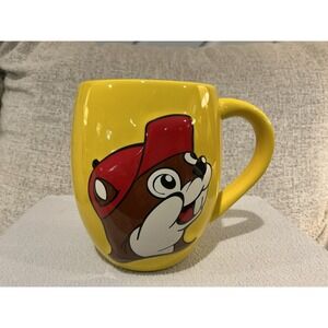 BUC-EES Beaver Believer 20 oz ‎ Yellow Coffee Mug